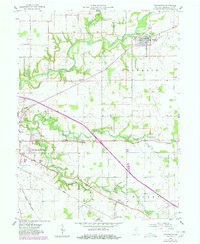 Darlington 1958 topographic map thumbnail