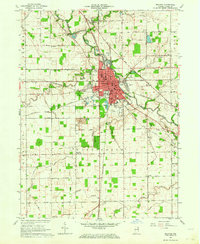 Decatur 1962 topographic map thumbnail