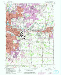 Fort Wayne East 1963 topographic map thumbnail