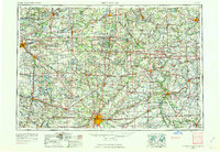 Fort Wayne 1953 topographic map thumbnail