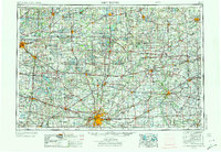 Fort Wayne 1953 topographic map thumbnail