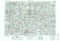 Fort Wayne 1953 topographic map thumbnail