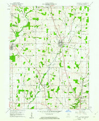 Fountain City 1960 topographic map thumbnail