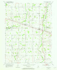 Fountaintown 1952 topographic map thumbnail