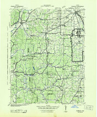 Franklin 1942 topographic map thumbnail