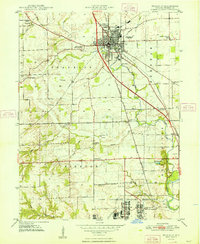 Franklin 1948 topographic map thumbnail