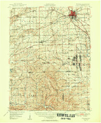 Franklin 1950 topographic map thumbnail