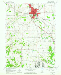 Franklin 1961 topographic map thumbnail