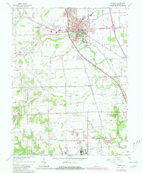 Franklin 1961 topographic map thumbnail