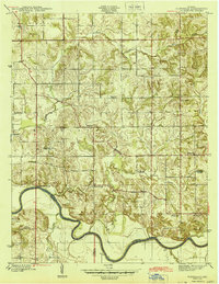 Glendale 1944 topographic map thumbnail