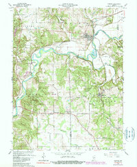Gosport 1965 topographic map thumbnail