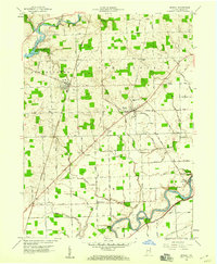 Grabill 1958 topographic map thumbnail