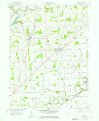 Grabill 1958 topographic map thumbnail