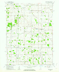Grass Creek 1960 topographic map thumbnail