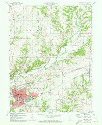 Greencastle 1970 topographic map thumbnail