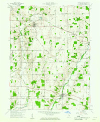 Greens Fork 1960 topographic map thumbnail
