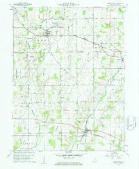 Greens Fork 1960 topographic map thumbnail