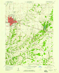 Greensburg 1958 topographic map thumbnail
