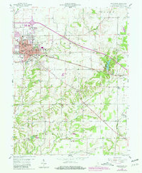 Greensburg 1958 topographic map thumbnail