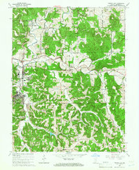 French Lick 1965 topographic map thumbnail