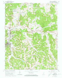 French Lick 1965 topographic map thumbnail