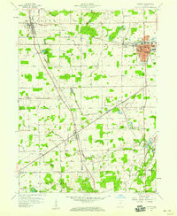 Garrett 1957 topographic map thumbnail