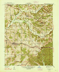 Georgetown 1947 topographic map preview
