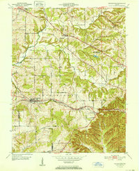 Georgetown 1952 topographic map preview