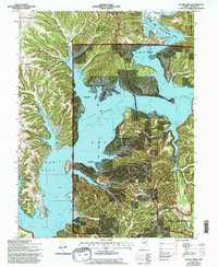 Allens Creek 1966 topographic map thumbnail