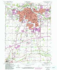 Anderson South 1961 topographic map thumbnail