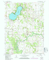 Bass Lake 1962 topographic map thumbnail