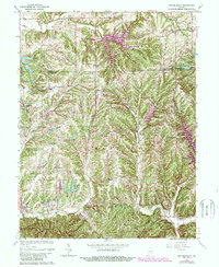 Beanblossom 1962 topographic map thumbnail