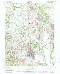 Bicknell 1958 topographic map thumbnail
