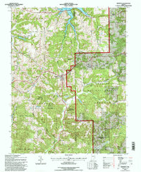 Birdseye 1993 topographic map thumbnail