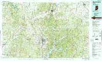 Bloomington 1986 topographic map thumbnail