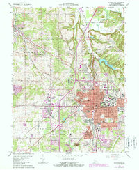 Bloomington 1966 topographic map thumbnail