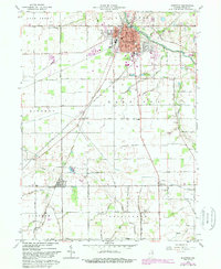 Bluffton 1962 topographic map preview
