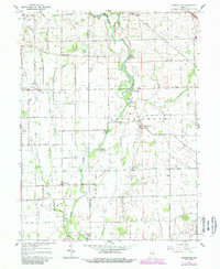 Boggstown 1962 topographic map thumbnail