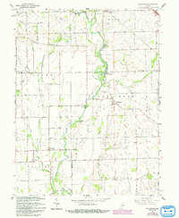 Boggstown 1962 topographic map thumbnail