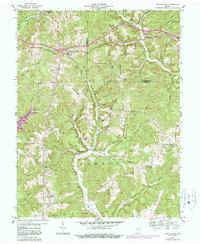 Branchville 1958 topographic map thumbnail