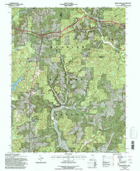 Branchville 1993 topographic map thumbnail