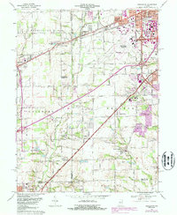 Bridgeport 1966 topographic map thumbnail