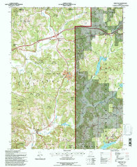 Bristow 1993 topographic map thumbnail