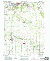 Bunker Hill 1963 topographic map thumbnail