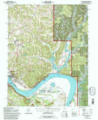 Cannelton 1993 topographic map thumbnail