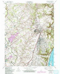 Charlestown 1963 topographic map thumbnail