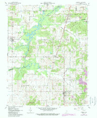 Chrisney 1960 topographic map thumbnail