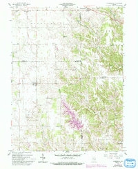 Clarksburg 1958 topographic map thumbnail
