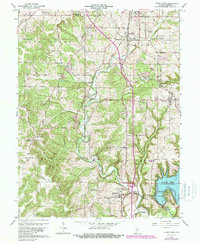 Clear Creek 1965 topographic map thumbnail