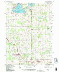 Clear Lake 1992 topographic map thumbnail